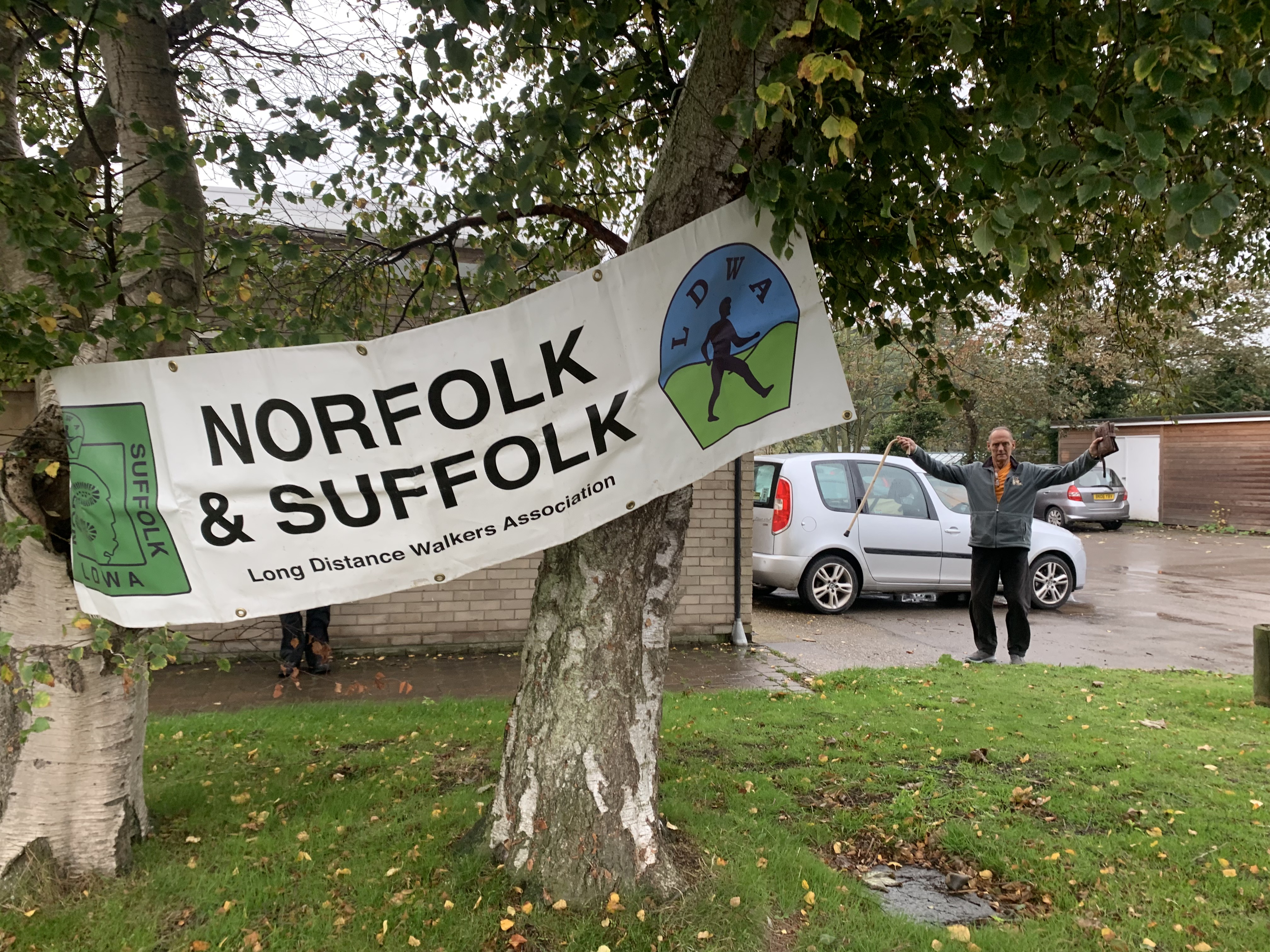 A Rainy Day for the Flower of Suffolk Walk