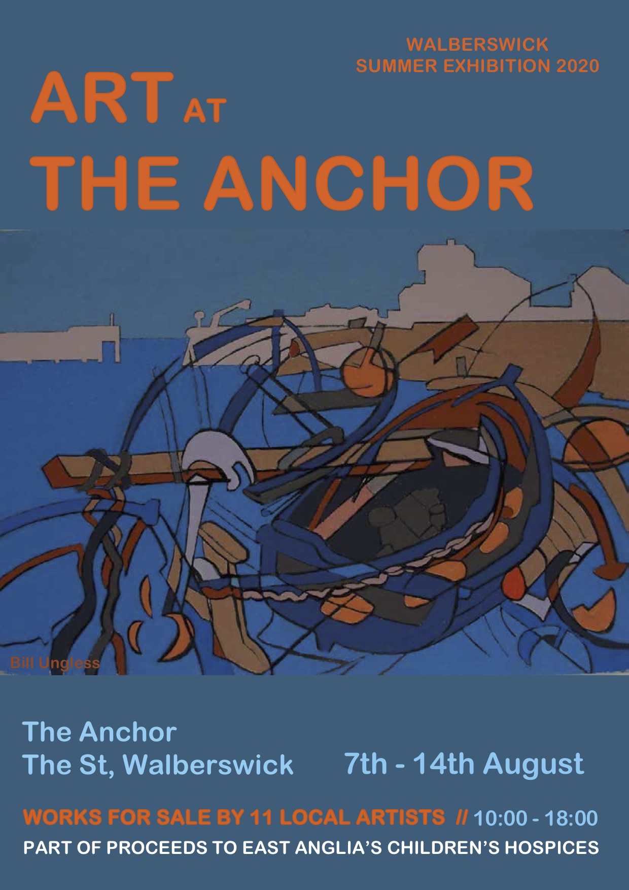 Nine Walberswick artists and friends