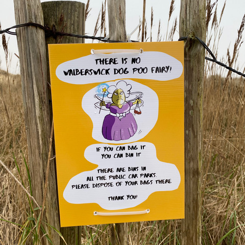 There is no Walberswick Dog Poo Fairy!