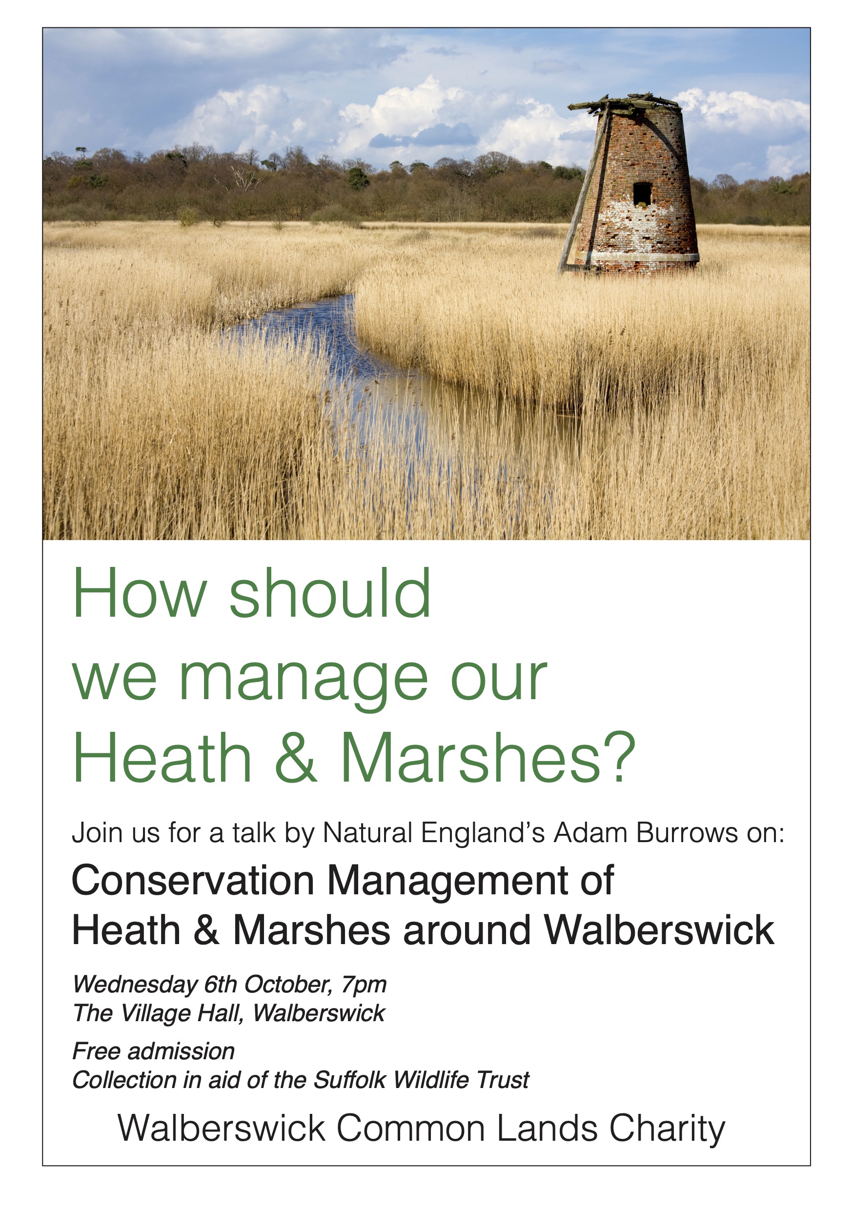 Talk by Natural England on Heaths and Marshes