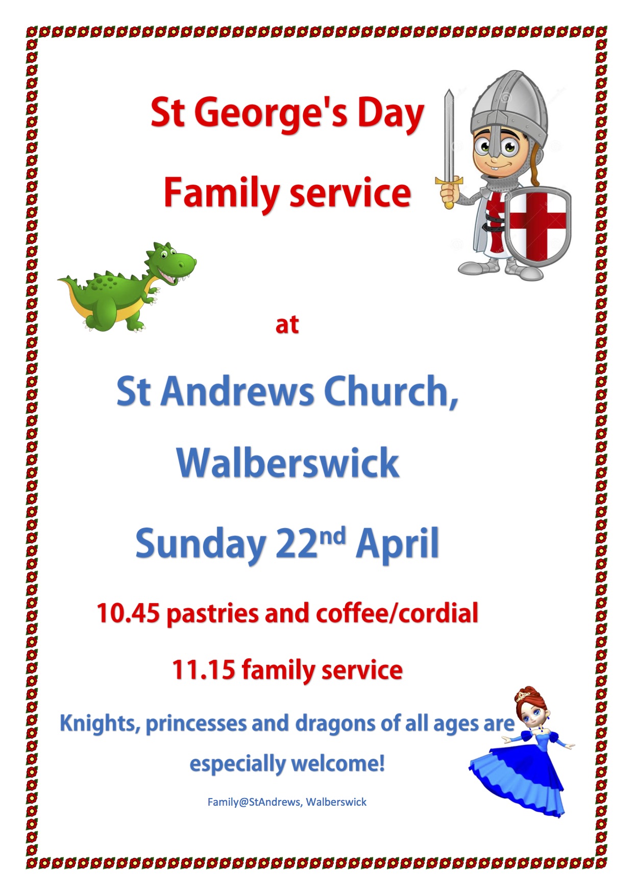 St George's Day at St Andrew's