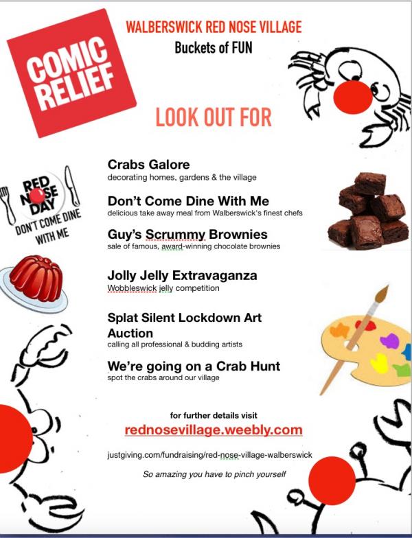 A poster showing lots of fun things going on