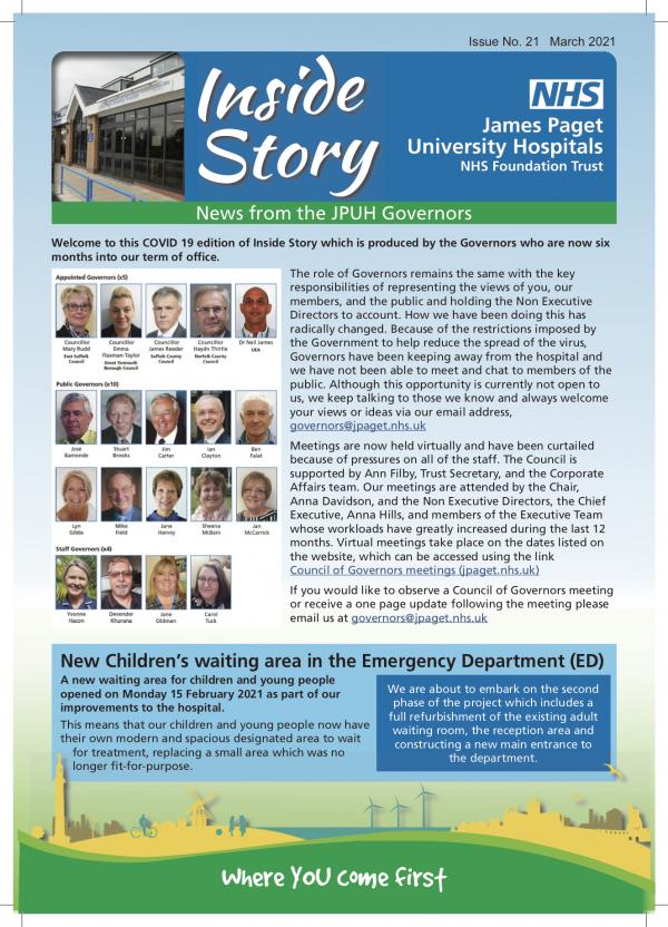 Governors Newsletter Issue 21 March 2021